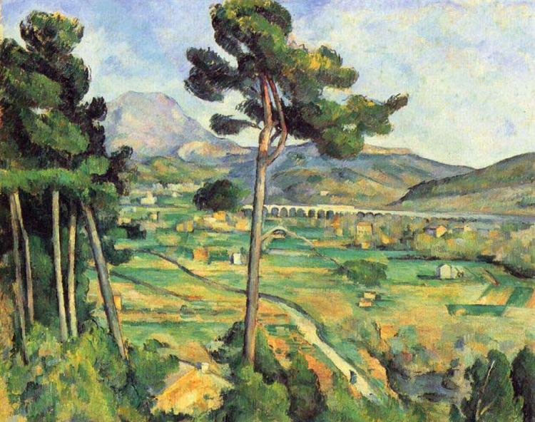 Paul Cezanne Montagne Sainte Victoire Spain oil painting art